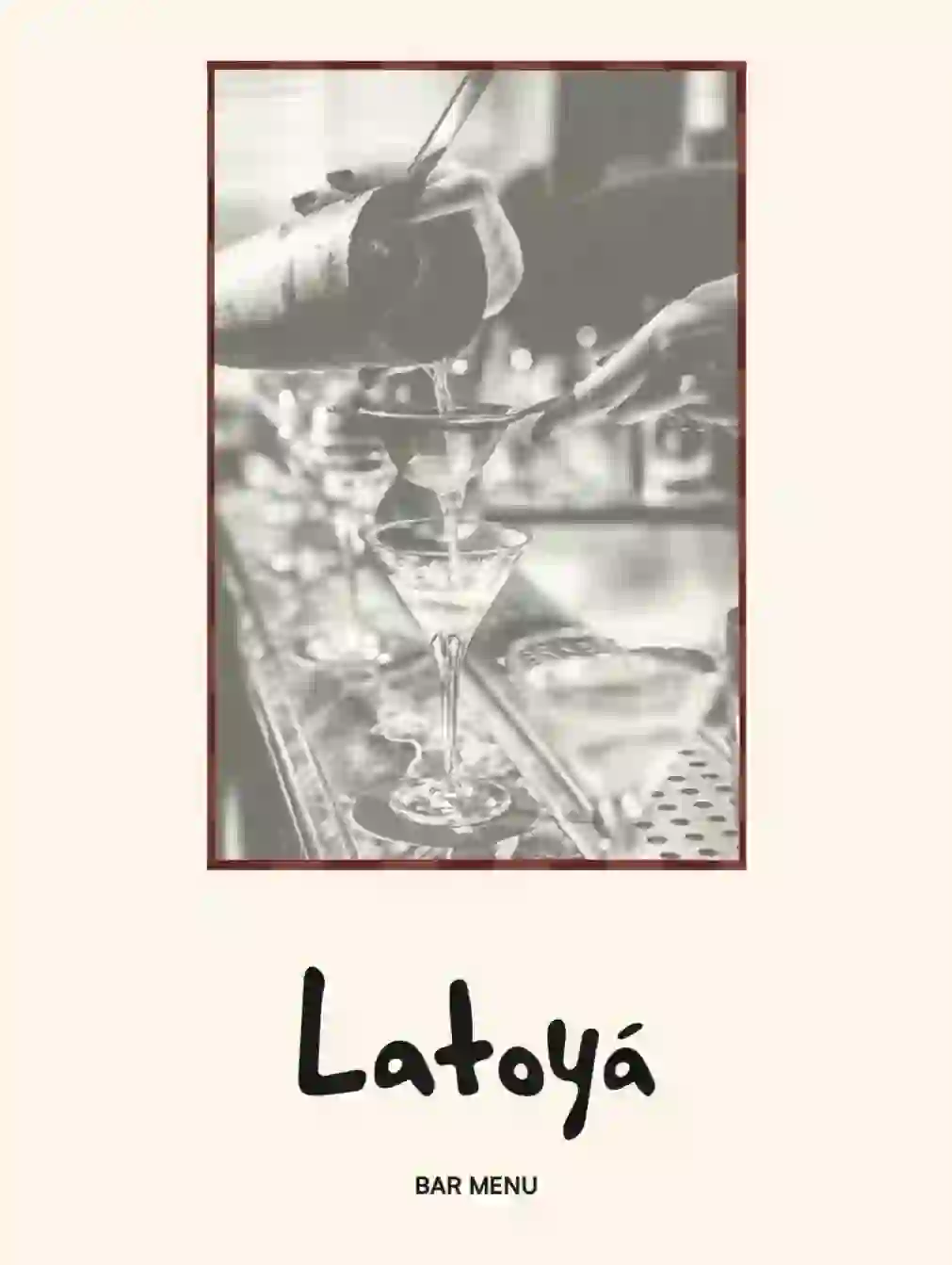Latoya Bar Menu